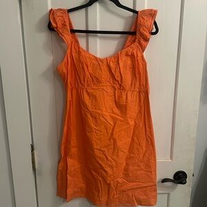 Peach/orange dress